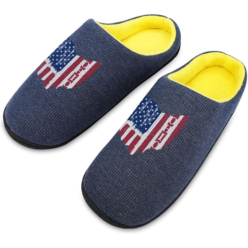 ohio state men's slippers