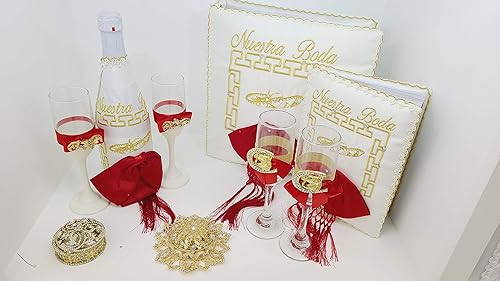 Miniatura 3 de A&C Quinceañeras and More Wedding accessories Pillow set, Wedding Album Wedding Guest book Wedding Pillow Cojines de boda Our Wedding Pillows 2209