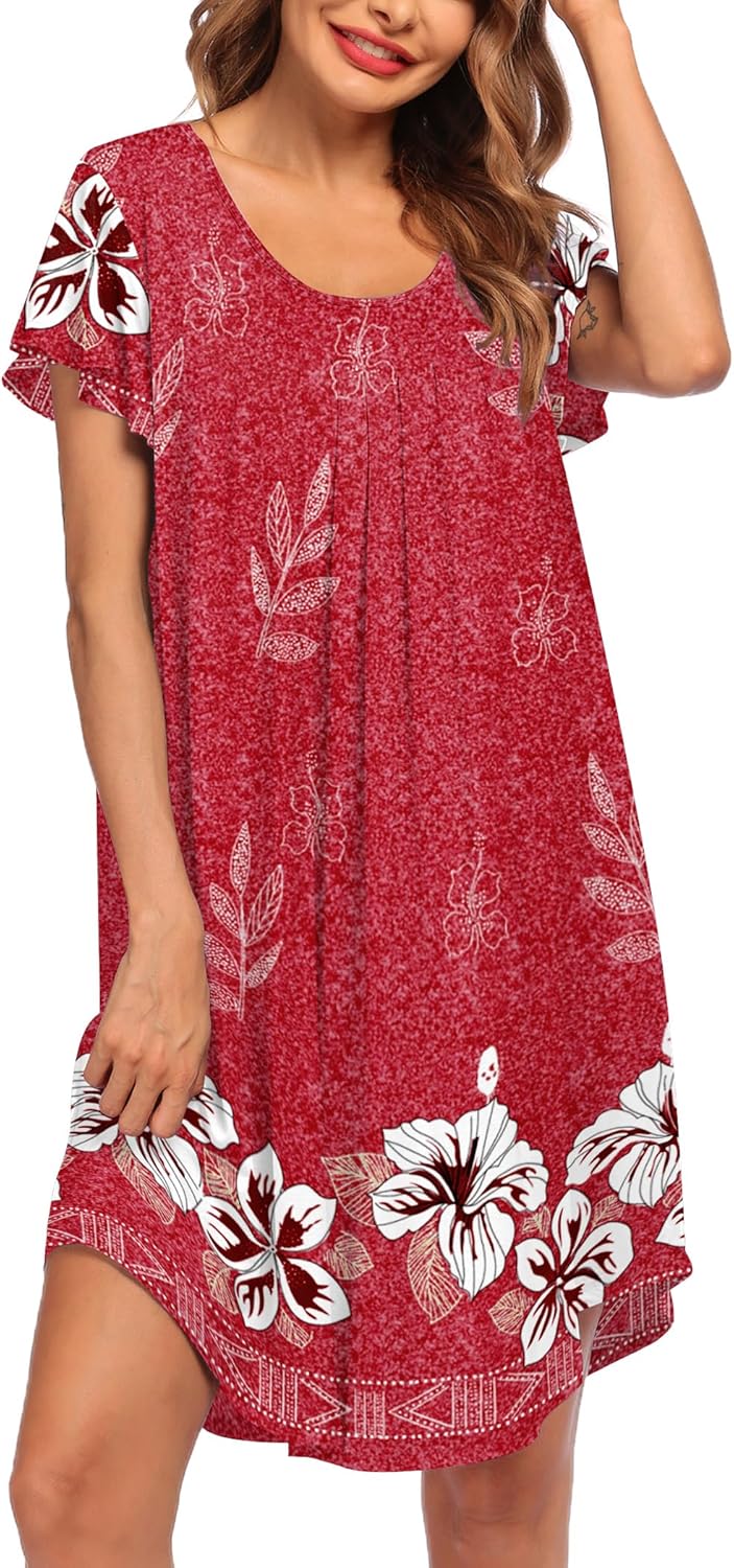 Comfortable sleepwear for women in various sizes and styles