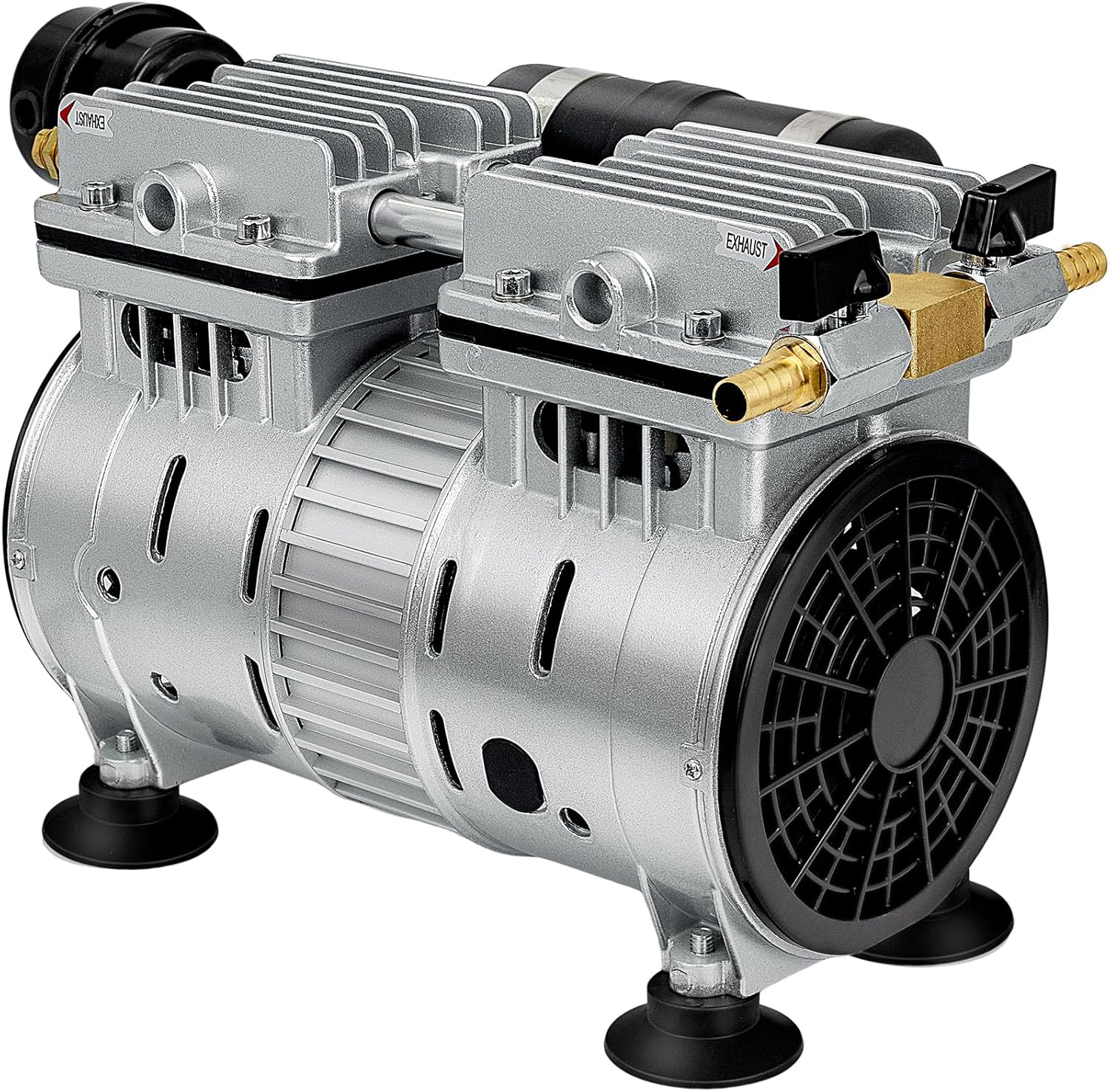 Pond Aerator, 3/4 HP Compressor for Up to 3 Acres, Dual Adjustable Outlets, Timer, Valves. Bubbler Up to 60 Feet Deep, Pond Aerators/Pond Pumps for Outdoor Ponds