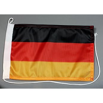 Boat Flag Germany 20 x 30 cm Professional Quality Flag Motorcycle Flag