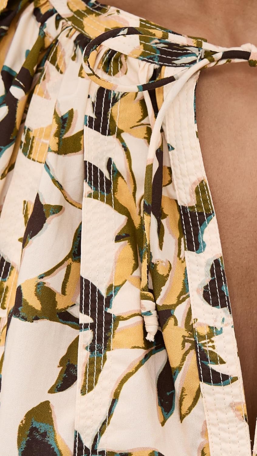 Ulla Johnson Women's Dafne Pleated Short Sleeve Blouse - Image 6