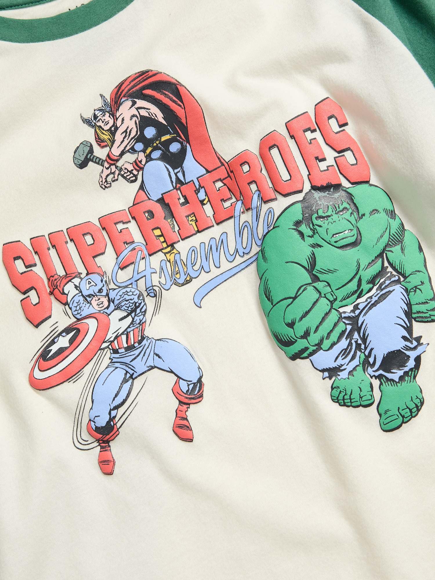 Marks & Spencer Pyjama Avengers™ Enfant en Pur Coton, pour Garçon, Coupe Standard