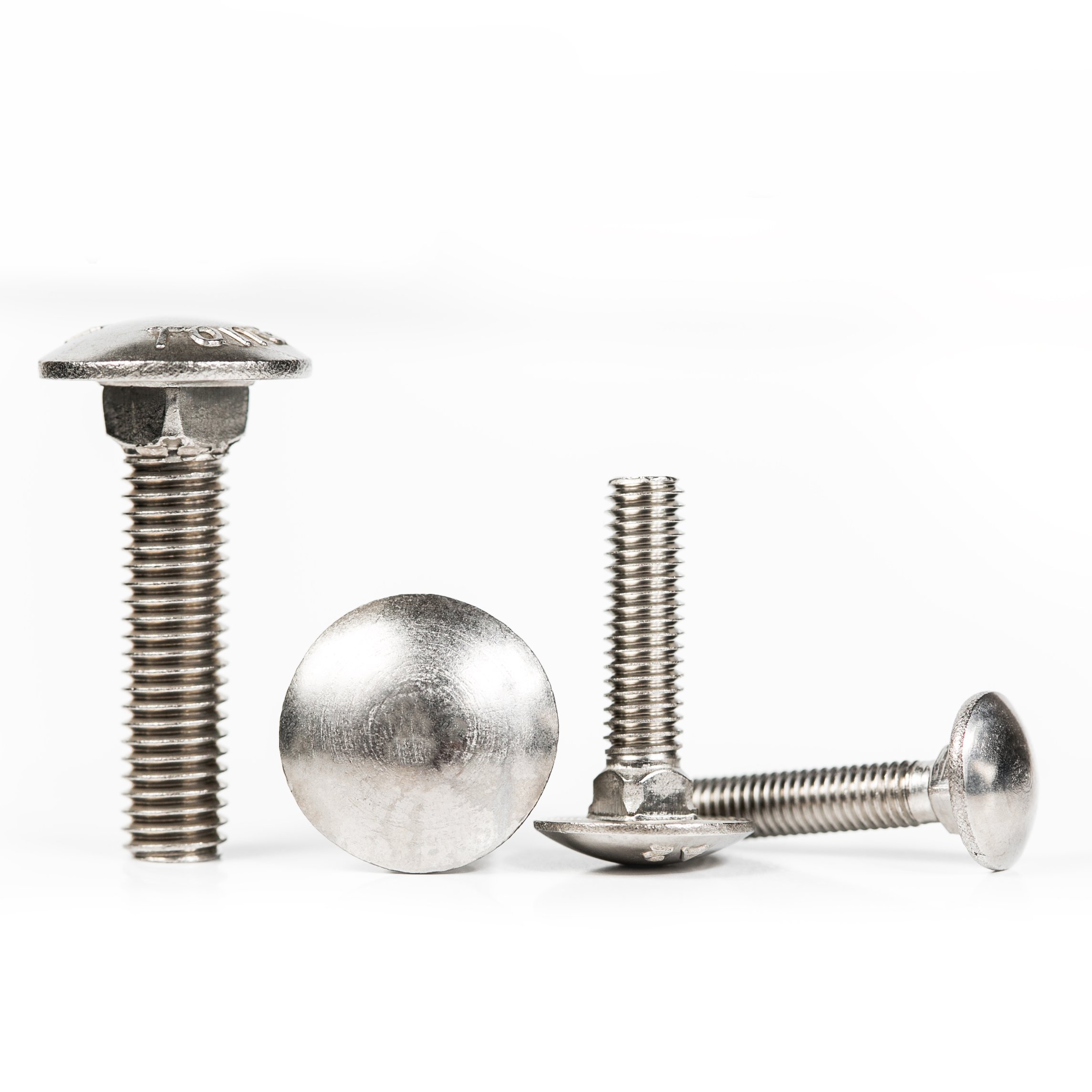 STAINLESS STEEL A2 CARRIAGE BOLTS CUP SQUARE COACH SCREWS DIN 603 (20, M6 x 40mm) H03BC