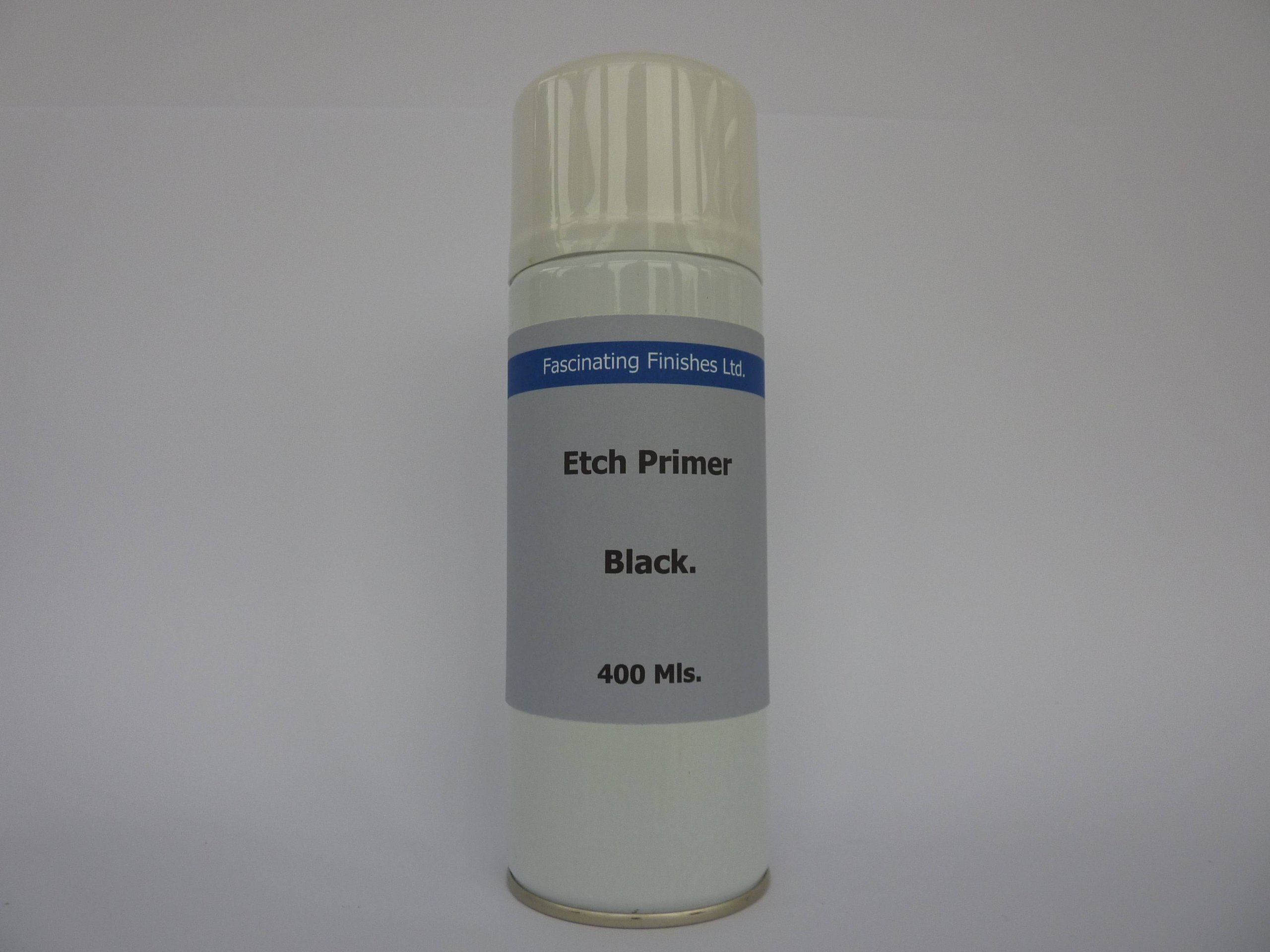 Fascinating Finishes Ltd 1 x 400ml Aerosol Black Etch Primer Galvanised Steel Aluminium
