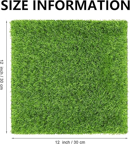 Miniatura 4 de Pasto artificial para perros, 39.4 x 31.5 pulgadas, almohadillas reutilizables para orina de perros profesionales, tapete de césped falso con