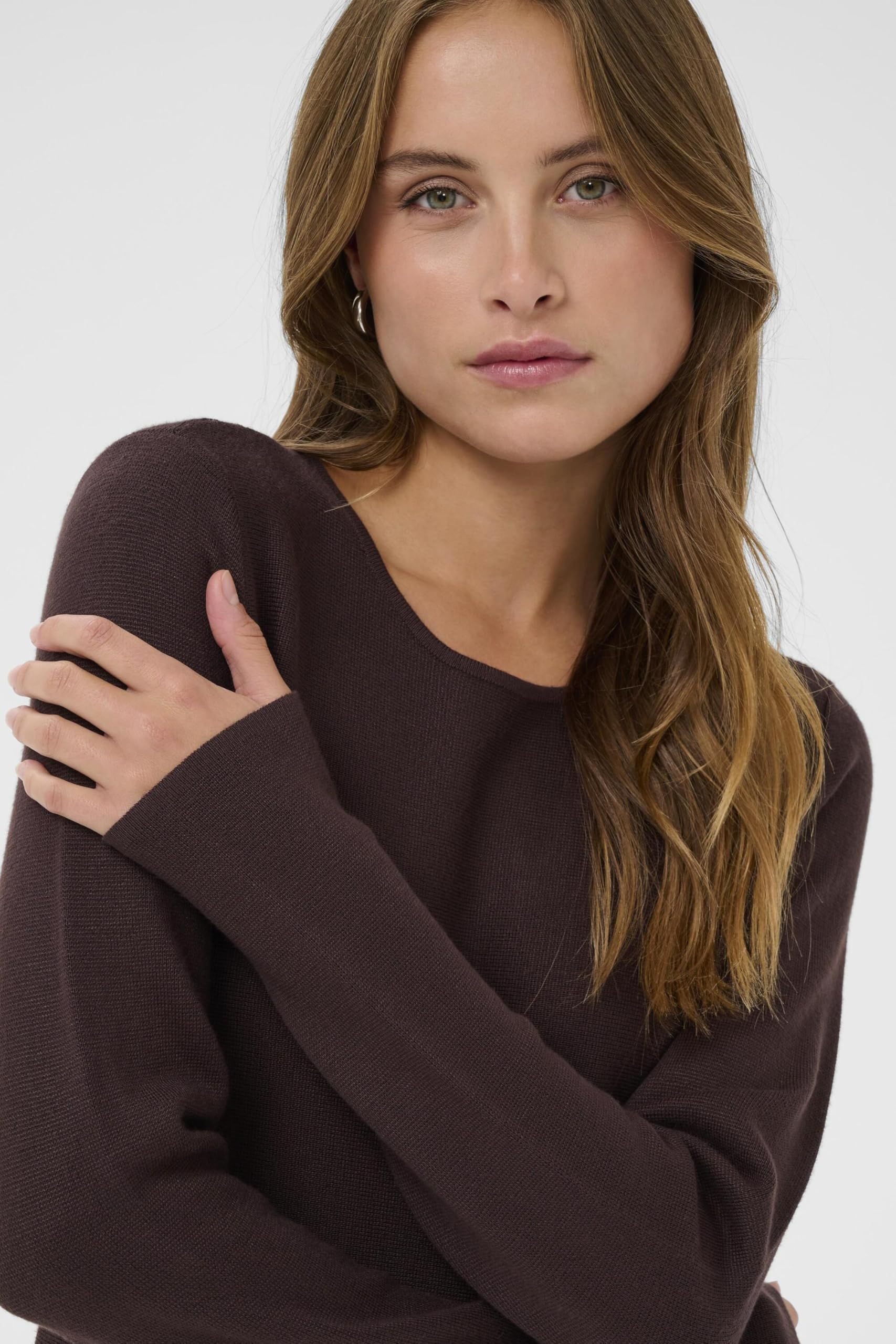 KAFFE Damen Kleid KAmalina Lange Ärmel