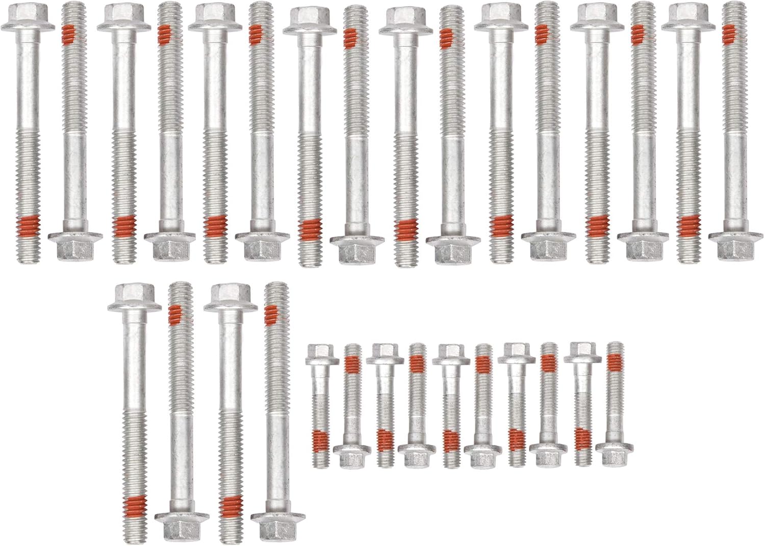 MA-4216910034 Head Bolts Compatible With/For Cadillac Chevrolet Buick Hummer GMC 4.8L 5.3L 5.7L 6.0L 6.2L