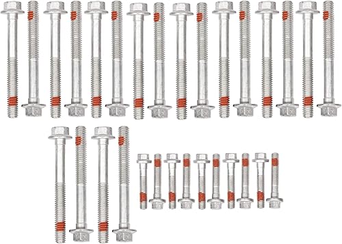 Miniatura 8 de MA-4216923928 Juego completo de tornillos de cabeza compatibles con/para 05-11 Chevrolet GMC Buick Cadillac 4.8 5.3
