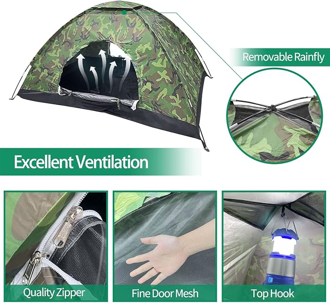 Carpa Sutekus Ligera para Camping y Excursionismo miniatura 4