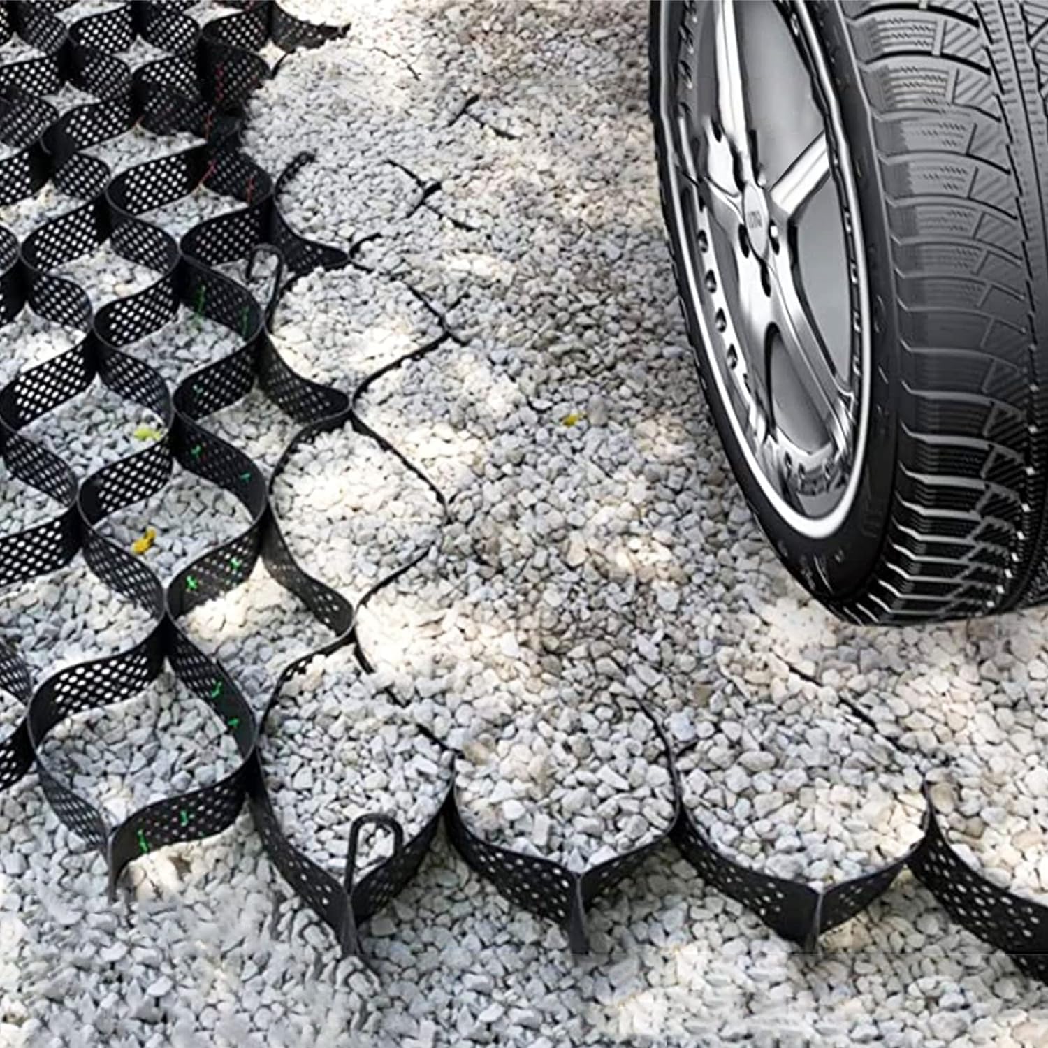Geocell stabilisateur de gravier ELzEy 4x6m dalle de stabilisation carrossable