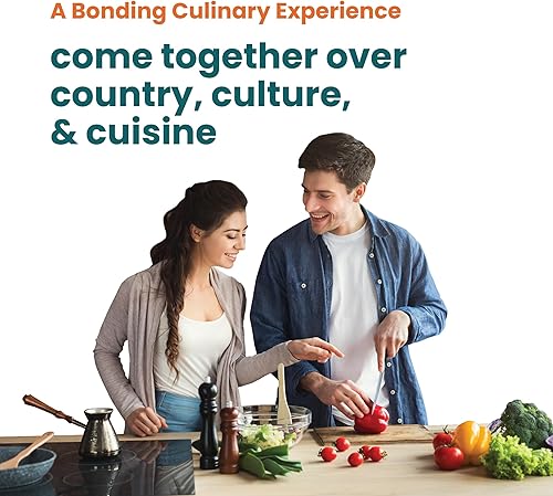 Miniatura 7 de eat2explore Kit de cocina global recetas auténticas, especias esenciales, diversión cultural y maridajes de bebidas expertas. Perfecto para citas