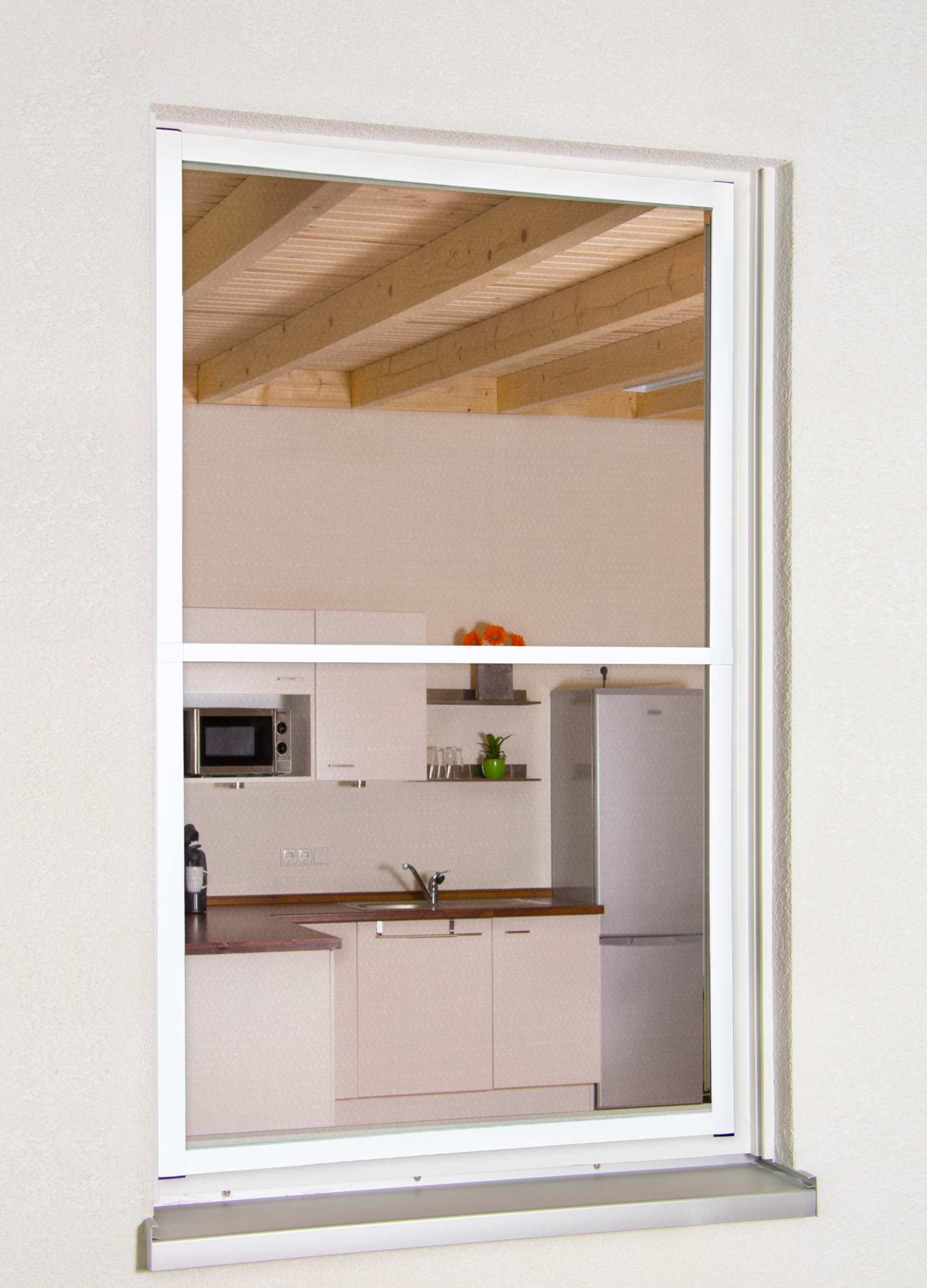 Fliegengitter Fensterbausatz Master XL SLIM 130x220cm anthrazit