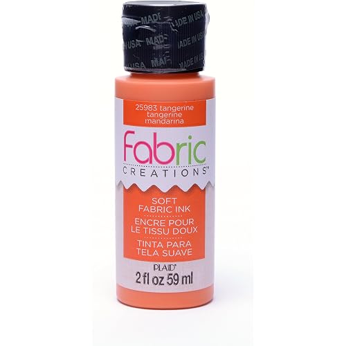 Fabric Creations Fabric Ink in Assorted Colors (2-Ounce), Tangerine
