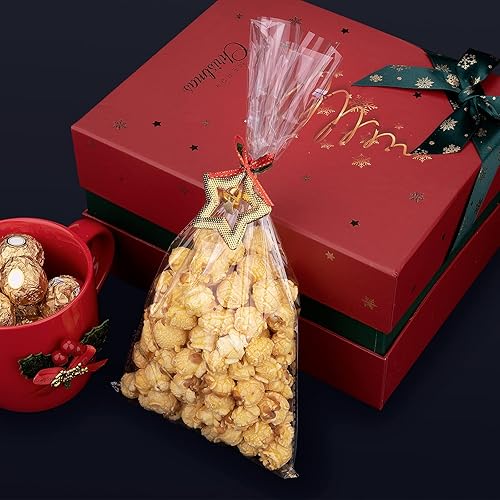 Miniatura 3 de Awpeye 100 bolsas transparentes de celofán de celofán de 6 x 12 pulgadas, buenas para pasteles, panadería, galletas, dulces, postres, palomitas de