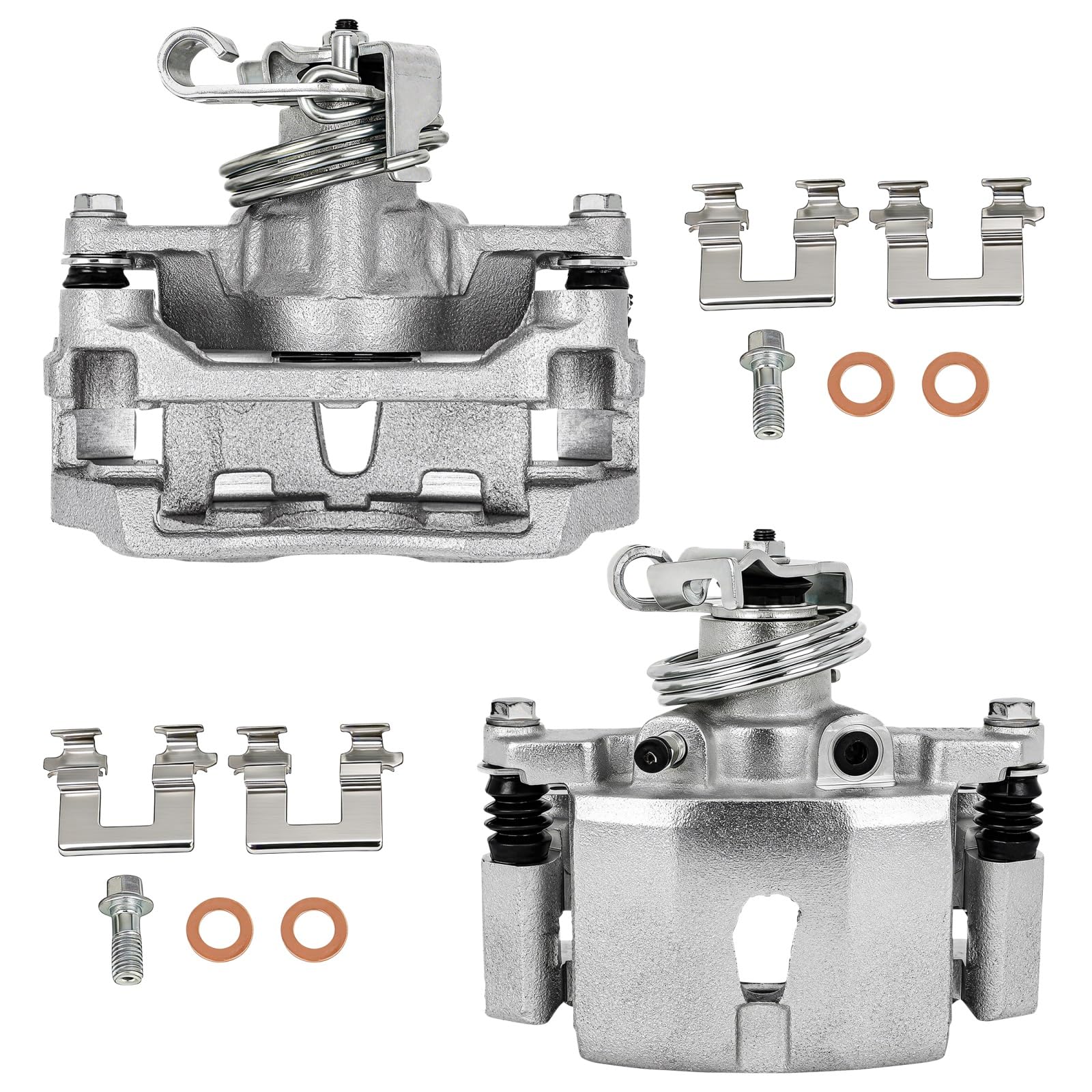 SCITOO 18B4944 18B4945 Rear Left &amp; Right Disc Brake Calipers Assembly w/Bracket For Buick For Terraza,For Chevy For Uplander,For Pontiac For Montana,For Saturn For Relay