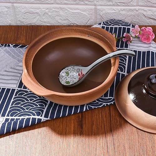 Miniatura 6 de Cazuela con tapa Olla de arcilla china Olla de arcilla japonesa Olla de piedra coreana Olla de cocina de cerámica Olla de tierra Olla de estofado