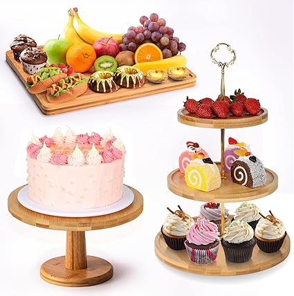Amazon Lwhaoye 木製ケーキスタンド3点セット カップケーキスタンド 竹ケーキスタンド デザートテーブル用 ティアードトレイ パーティー 結婚式 誕生日のお祝いに最適 ケーキスタンド オンライン通販 Amazon Lwhaoye 木製ケーキスタンド3点セット カップケーキスタンド 竹ケーキスタンド デザートテーブル用 ティアードトレイ パーティー 結婚式 誕生日のお祝いに最適 ケーキスタンド オンライン通販