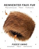 Vista 57 de Futrzane Sombrero clásico cosaco - Sombreros de piel sintética para mujer - Sombrero ruso peludo cálido negro (Black Classic)