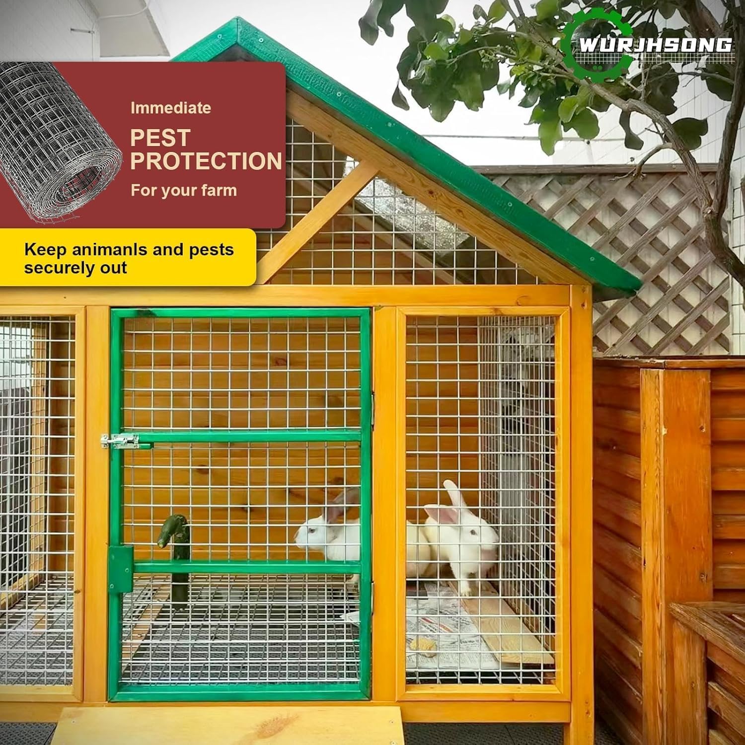 Black Hardware Cloth 8'' x 10' PVC Steel Vinyl Coated 1/4 inch Galvanized Wire Mesh Roll (23 GA) Chicken Wire Fence Roll, for coop Fences,Screen mesh, Rabbit/Snake Fences, Poultry enclosures, etc.