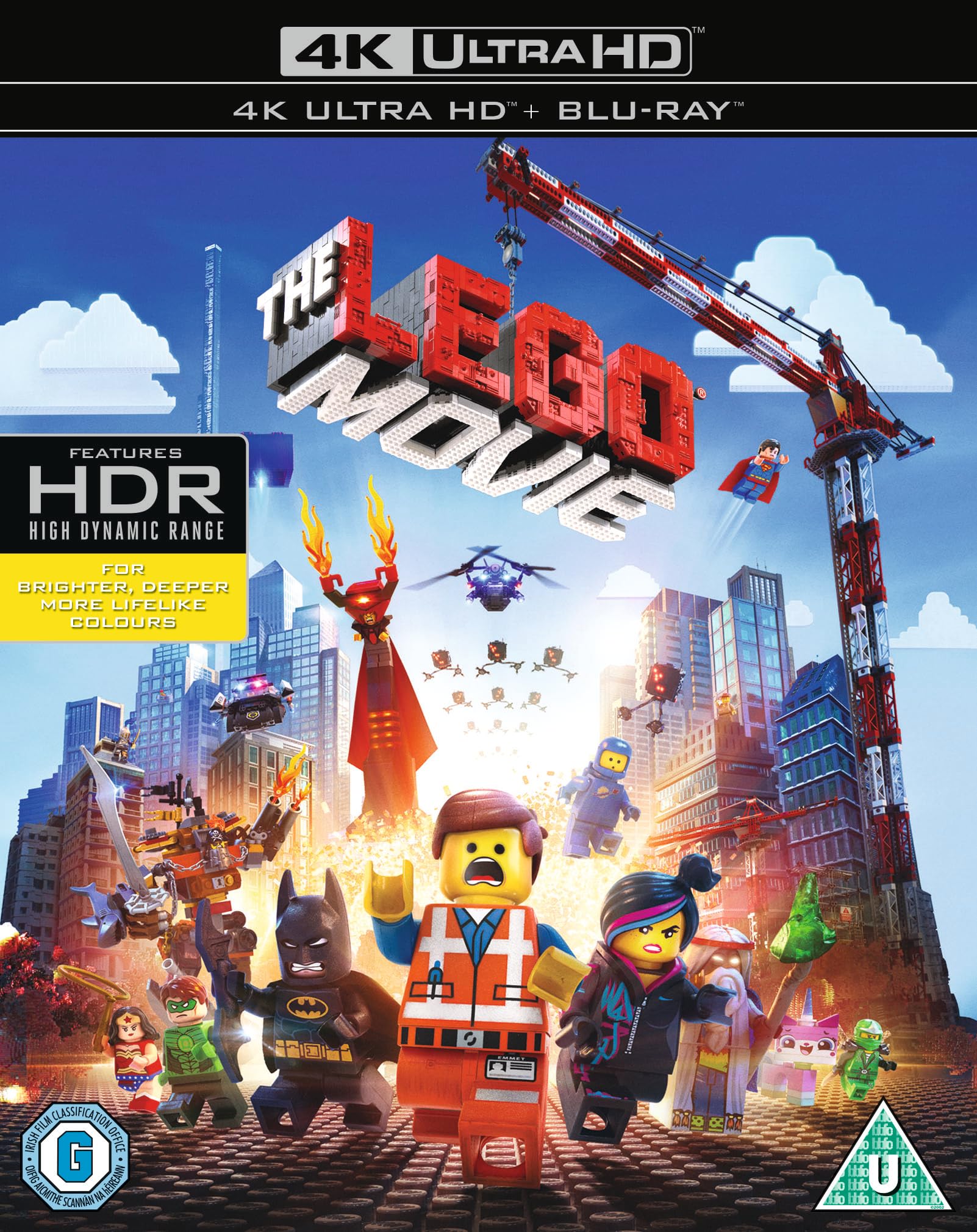The LEGO® Movie [4K Ultra-HD] [2014] [Blu-ray] [Region A & B & C]