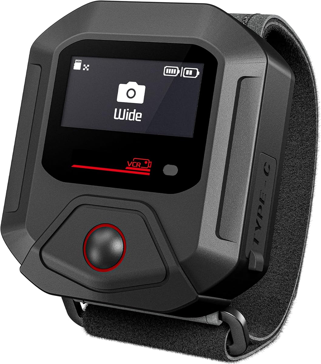 Remote Control for GoPro Hero 13 12 11 Accessories | Wireless Portable Smart Controller with Wrist Strap for Go Pro 13 MAX 2 Display Action Camera Power Battery Black