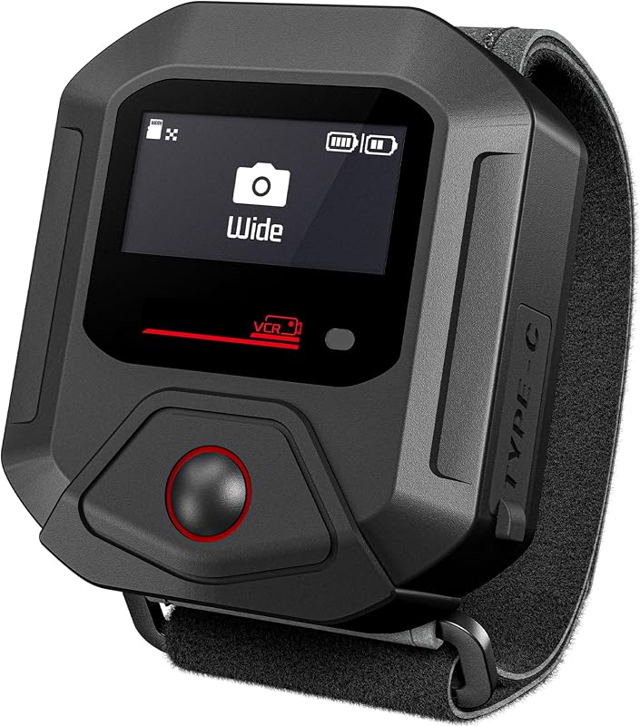 Remote Control for GoPro Hero 13 12 11 Accessories | Wireless Portable Smart Controller with Wrist Strap for Go Pro 13 MAX 2 Display Action Camera Power Battery Black