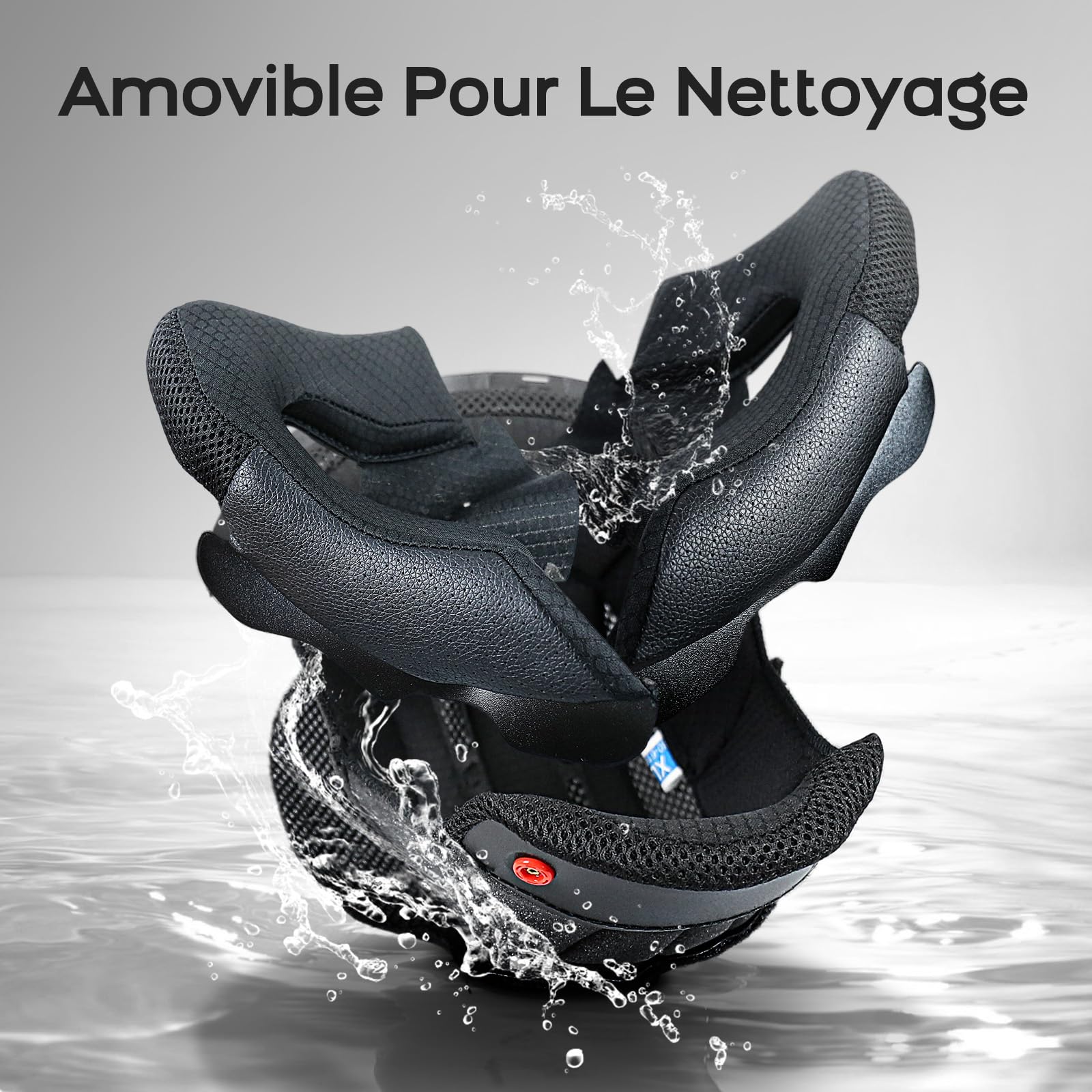 Casque Jet, Casque Moto avec Double Visière Homologué ECE 22 - 06 pour Femme Homme, Casque Scooter à Motifs Multiples