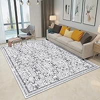 Vista 68 de Vaukki - Alfombra de pasillo, suave y peluda, alfombra antideslizante lavable, para lavandería, cocina, granja, baño, entrada y dormitorio