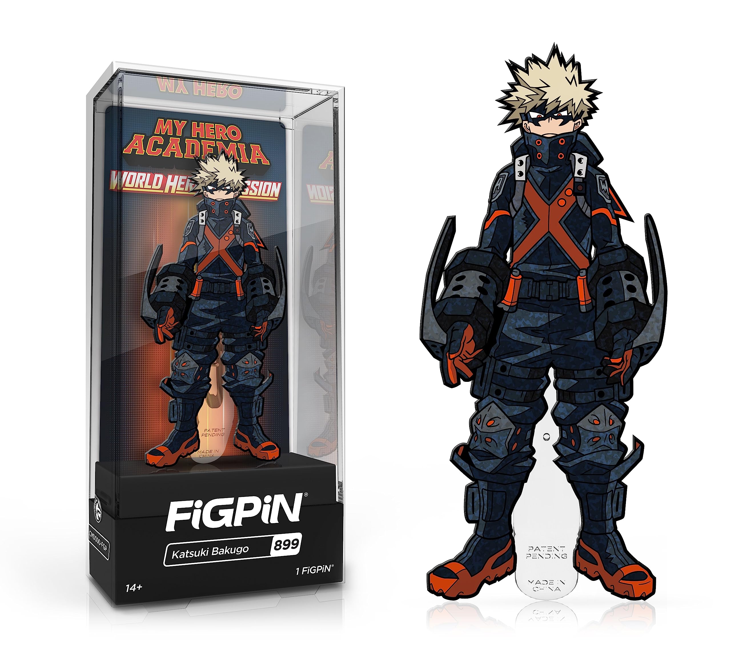 Amazon.com: FiGPiN My Hero Academia: Katsuki Bakugo #899 Glitter