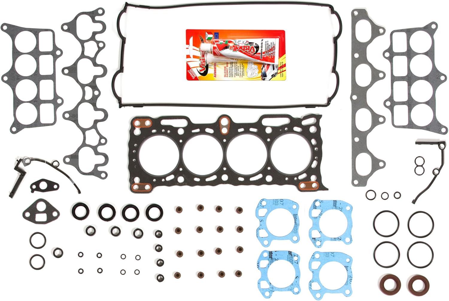 Compatible With 88-91 Honda Prelude 2.0 DOHC 16V B20A5 Head Gasket Set