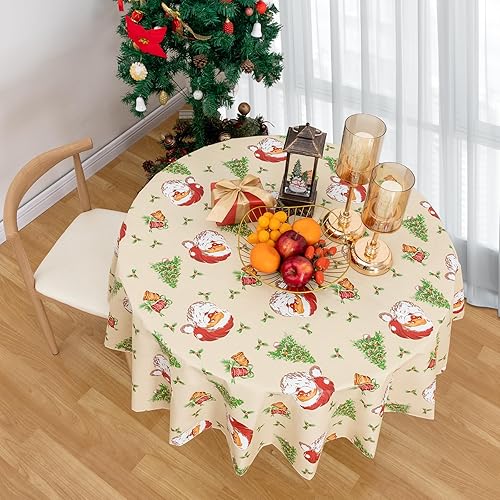 Vista 147 de Mantel rectangular de vinilo de 52 x 70 pulgadas con reverso de franela, mantel para el día de San Valentín, mantel de hule 100% impermeable Azul