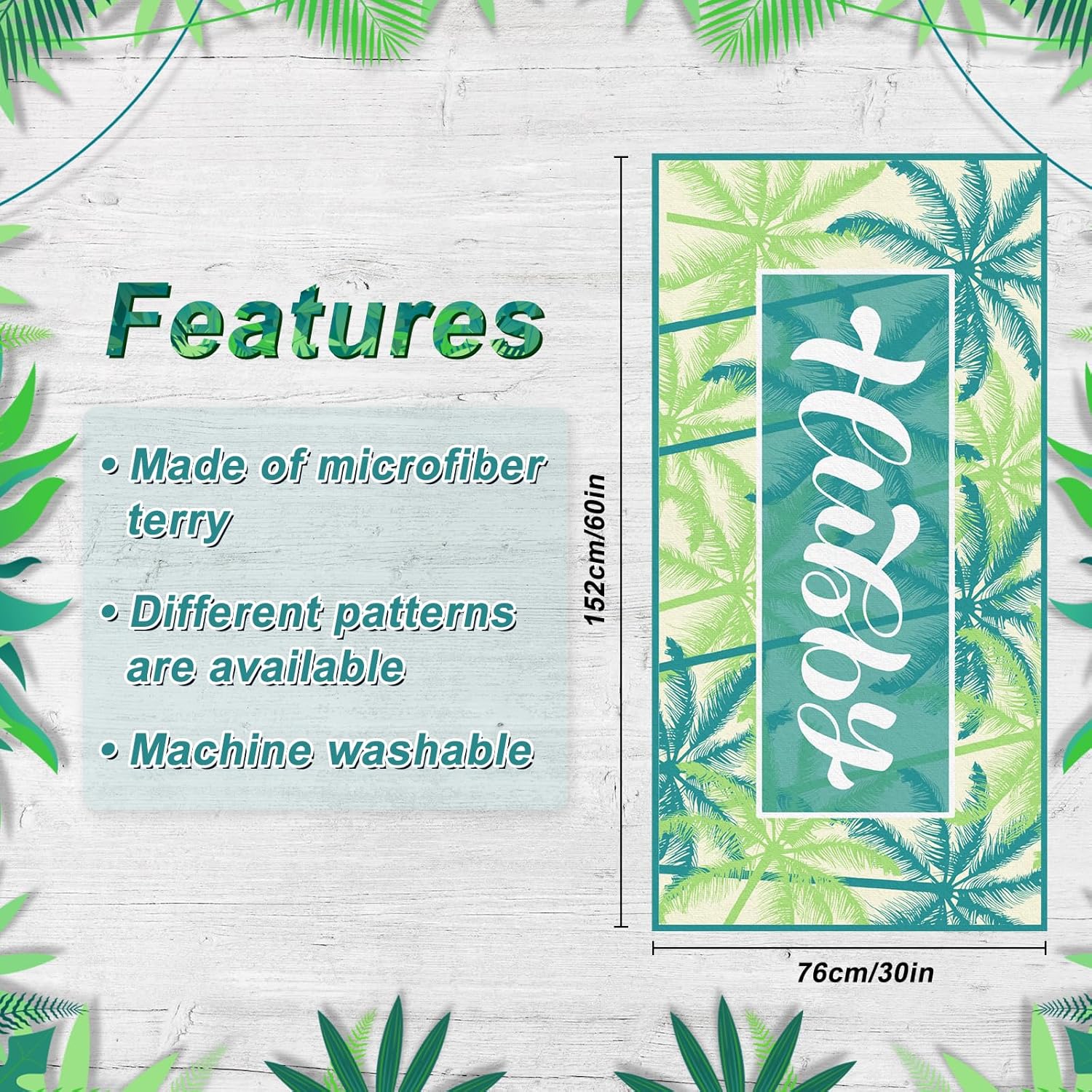 redbaker 2 pcs mr and mrs beach towels wedding beach towels for bride and groom 60 x 30 hubby and wife towel honeymoon newlywed couple towel wedding gift(green pink series)