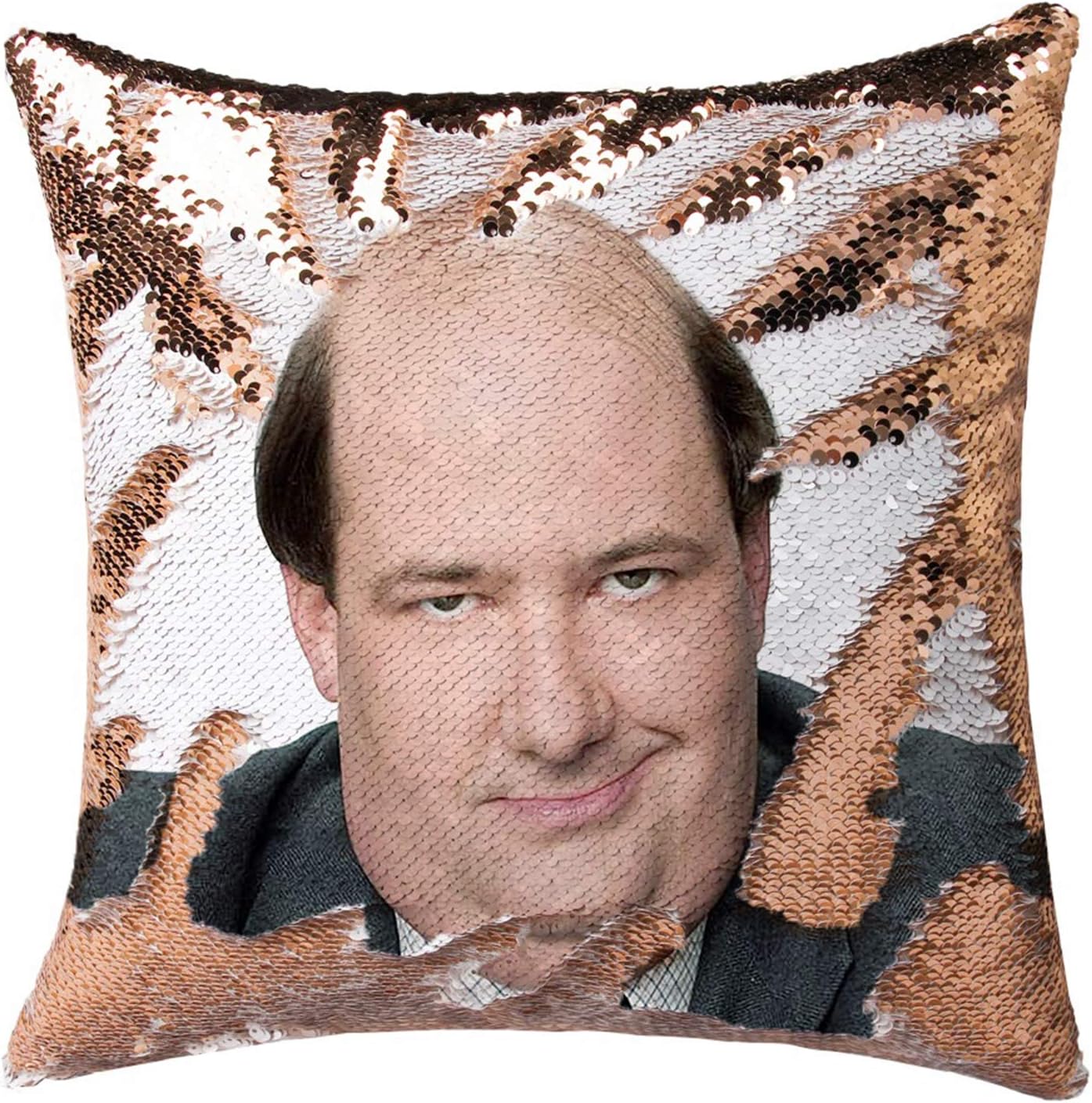 bob ross sequin pillow