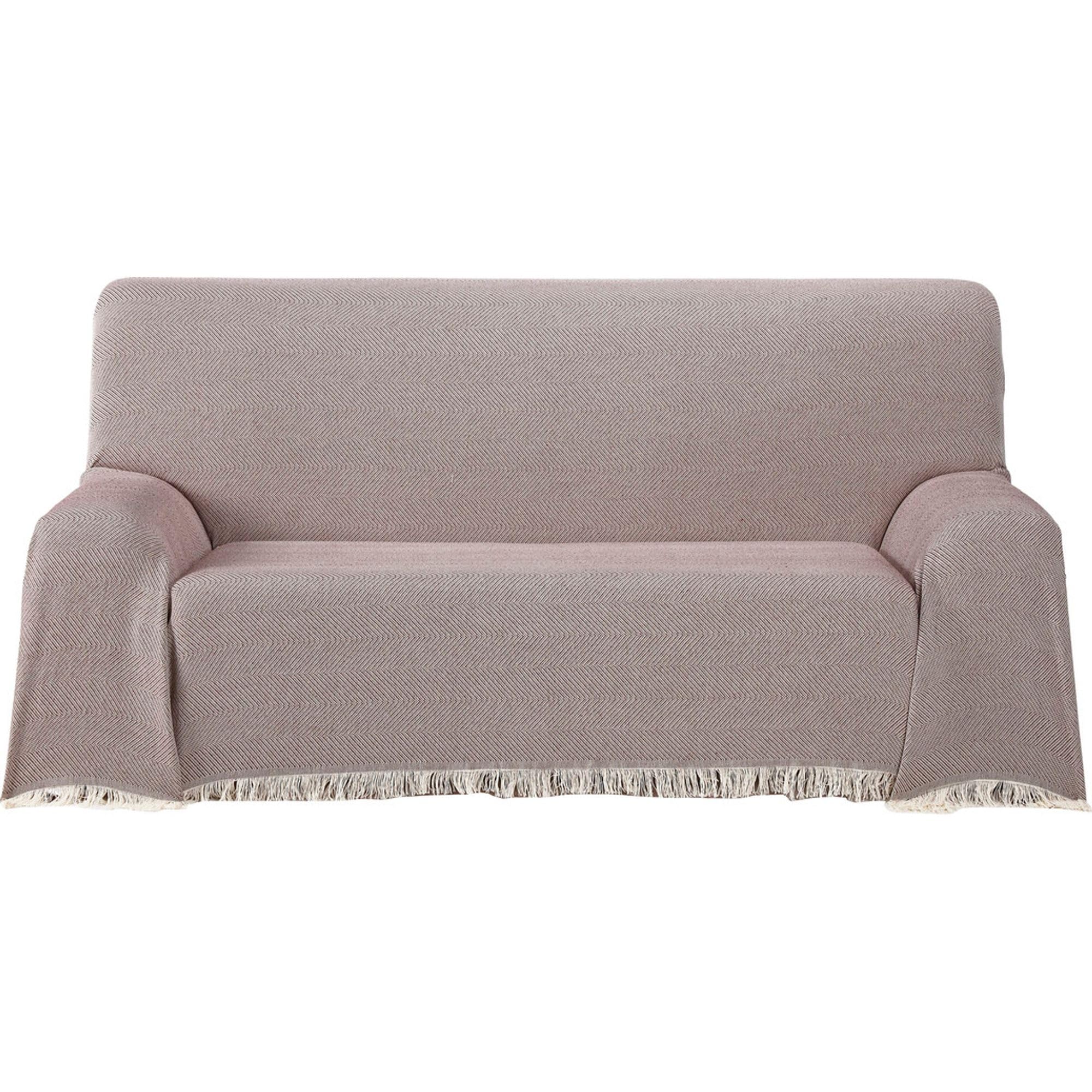ECOMMERC3 | Multipurpose Bedspread Size 300 x 260 cm for Sofa or Bed – Multi-purpose Foulard Extra Soft Touch Garnet