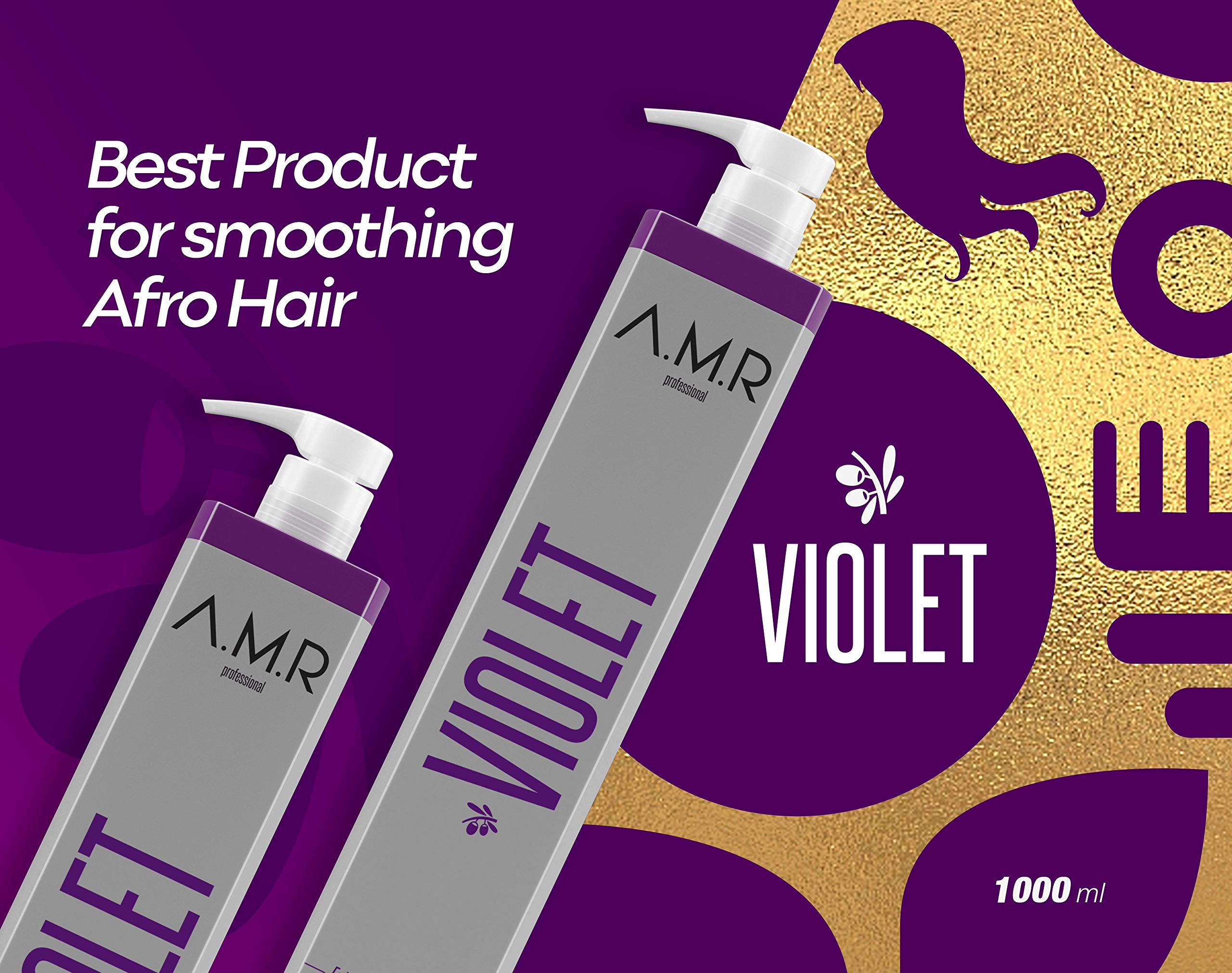 PROTEIN-GLÄTTUNG - VIOLET AMR - EXTRA-PROTEIN-BEHANDLUNG - FORMOLFREI - 1000 ML