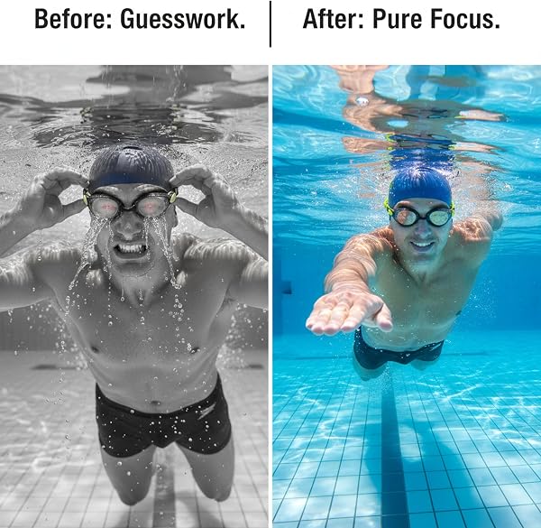 Seaflar Lunettes De Natation Hommes Femmes | Lunette Piscine Adulte AntibuéE éTanches Et RéSistantes Aux UV | Professionnelles Confortables Avec Pont Nasal Souple Lunette Piscine - 3