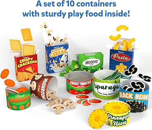 Miniatura 2 de Skillmatics Juego de comestibles  Más de 100 piezas, alimentos para jugar, juguetes realistas de simulación, juego de cocina para niños, regalos