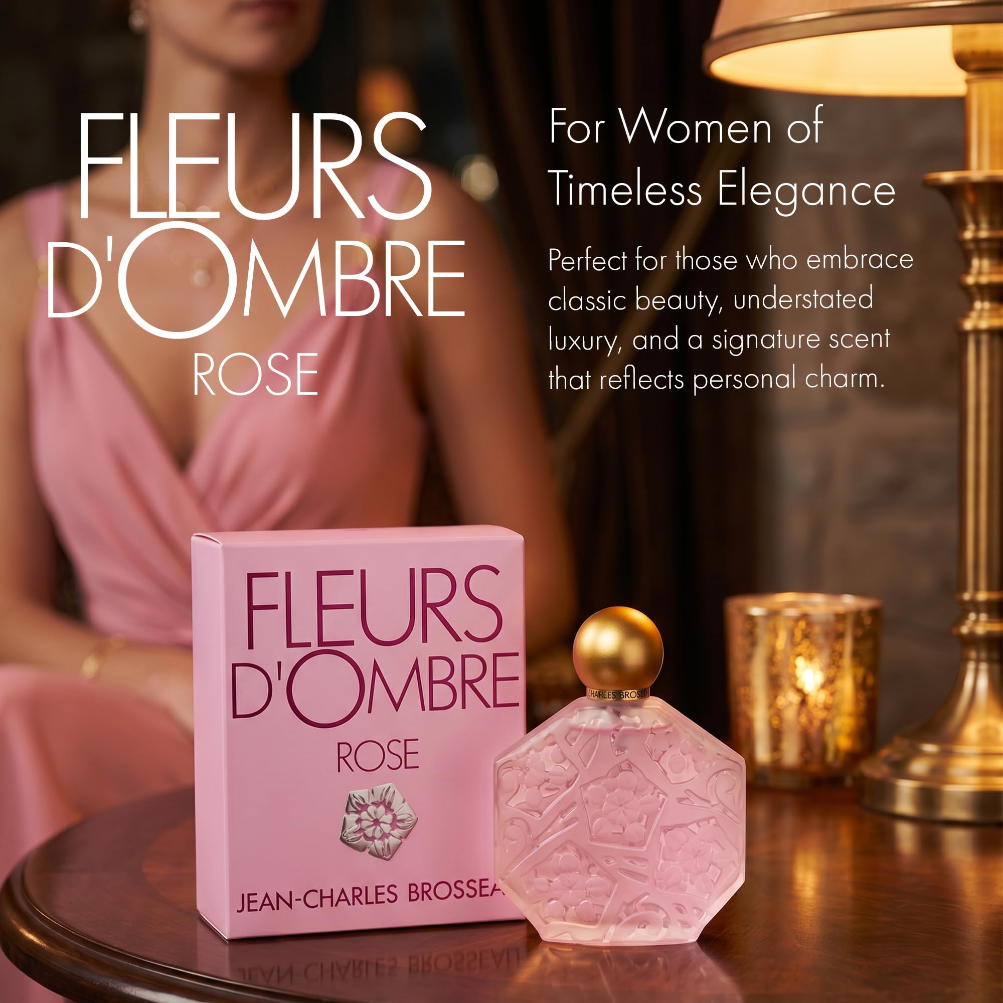 J CHARLES BROSSEAU Fleurs Rose woda toaletowa w sprayu, 100 ml, 1 opakowanie (1 x 100 ml)