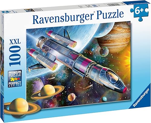 Miniatura 2 de Ravensburger Mission in Space - Rompecabezas de 100 piezas para niños, mejora las habilidades de resolución de problemas, estimula la curiosidad,