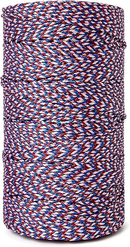 Miniatura 5 de HONGDA Líneas de cuerda de mampostería profesional, 500 pies #18 de nailon trenzado de nailon mason, cuerda duradera y versátil para proyectos