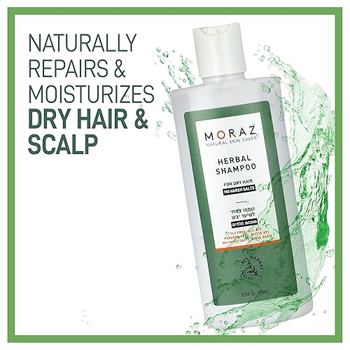 Miniatura 7 de Moraz Champú hidratante a base de hierbas para cabello seco y dañado – Color seguro, sin parabenos, SLS-Fee y sin sales duras – Champú hidratante