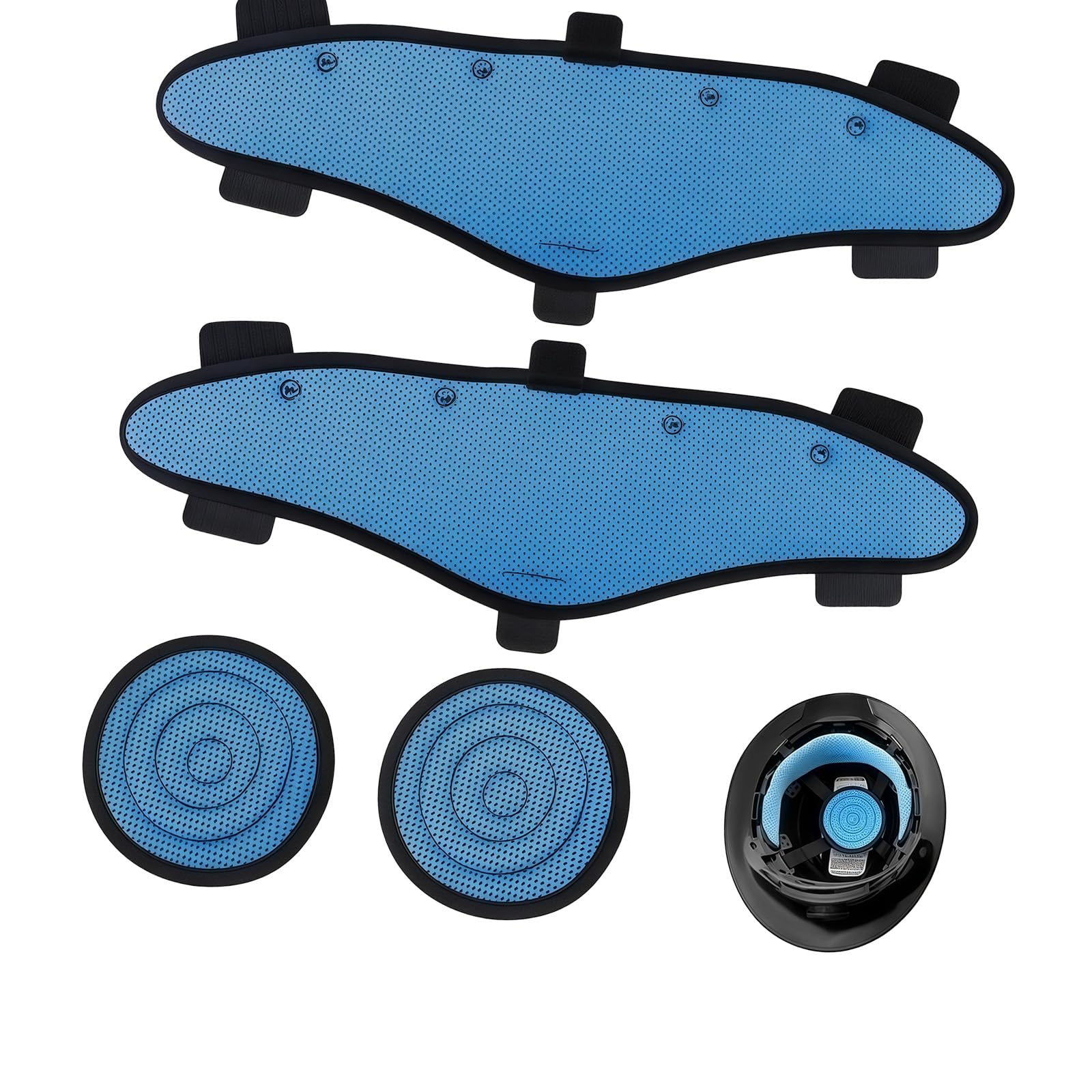 Nvoqilin B Helmet Inner Pad And Ventilated Sweatband For Airflows Quick Install Helmet Accessories Sweat Absorbing Pad