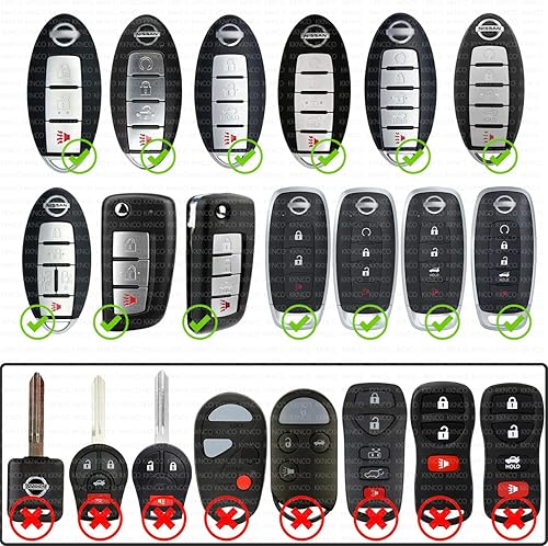 Miniatura 2 de Pilas de repuesto para llavero Nissan Rogue Altima Sentra Versa Pathfinder Murano Maxima Kicks Titan Frontier Infiniti Armada Leaf Juke Quest Smart