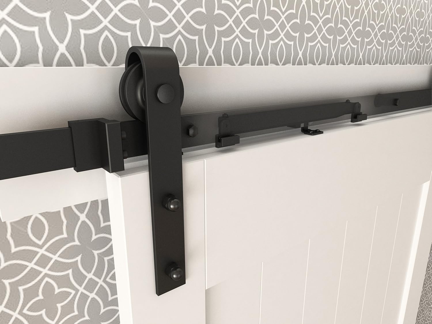 National Hardware N187-082 V1060 Sliding Door Hardware Soft Close in Satin Nickel : Tools & Home Improvement