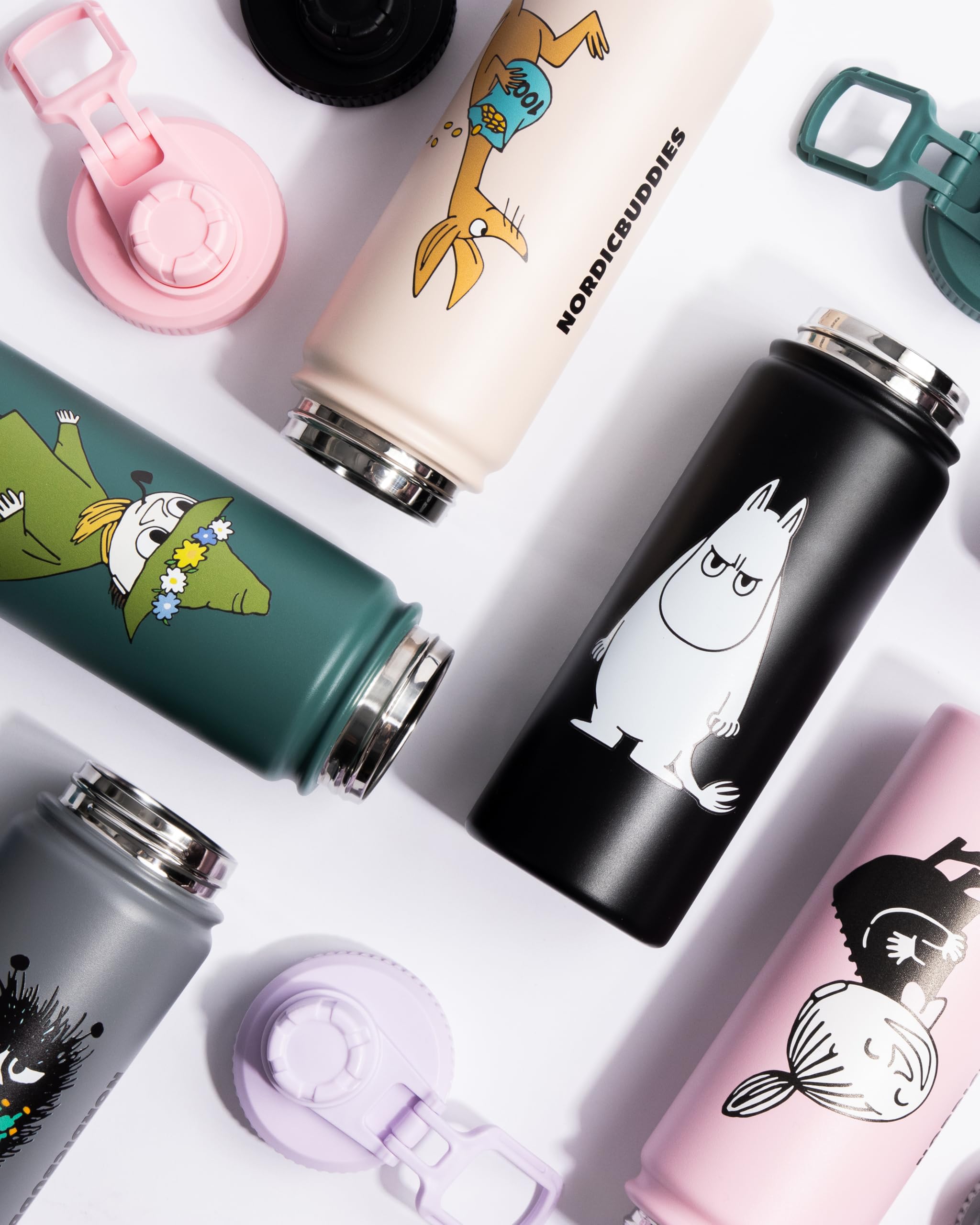 Amazon | ムーミン MOOMIN ステンレス製保温ボトル 550ml ノルディック