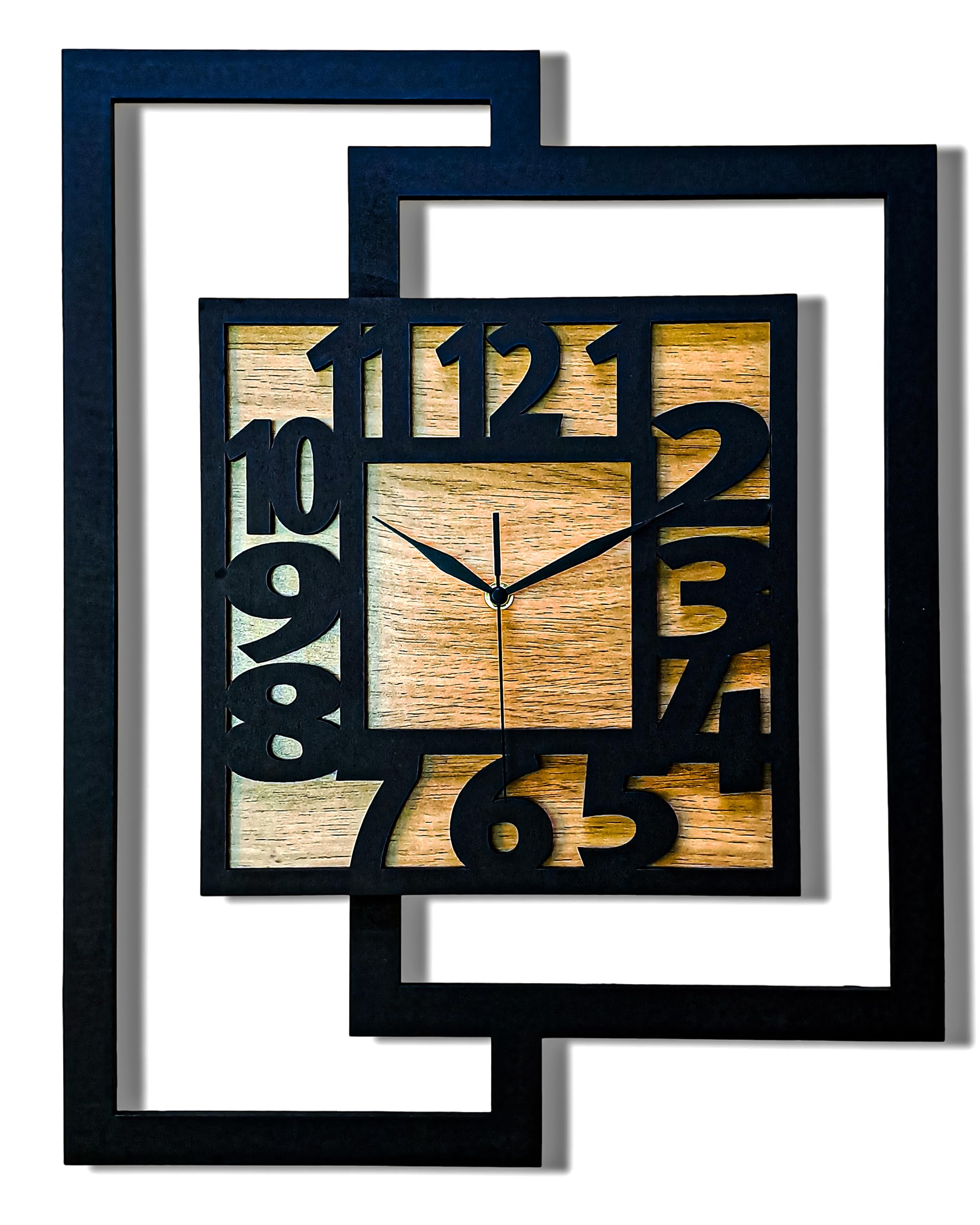 Horloge en bois silencieuse sans tic-tac pour retrouver le calme