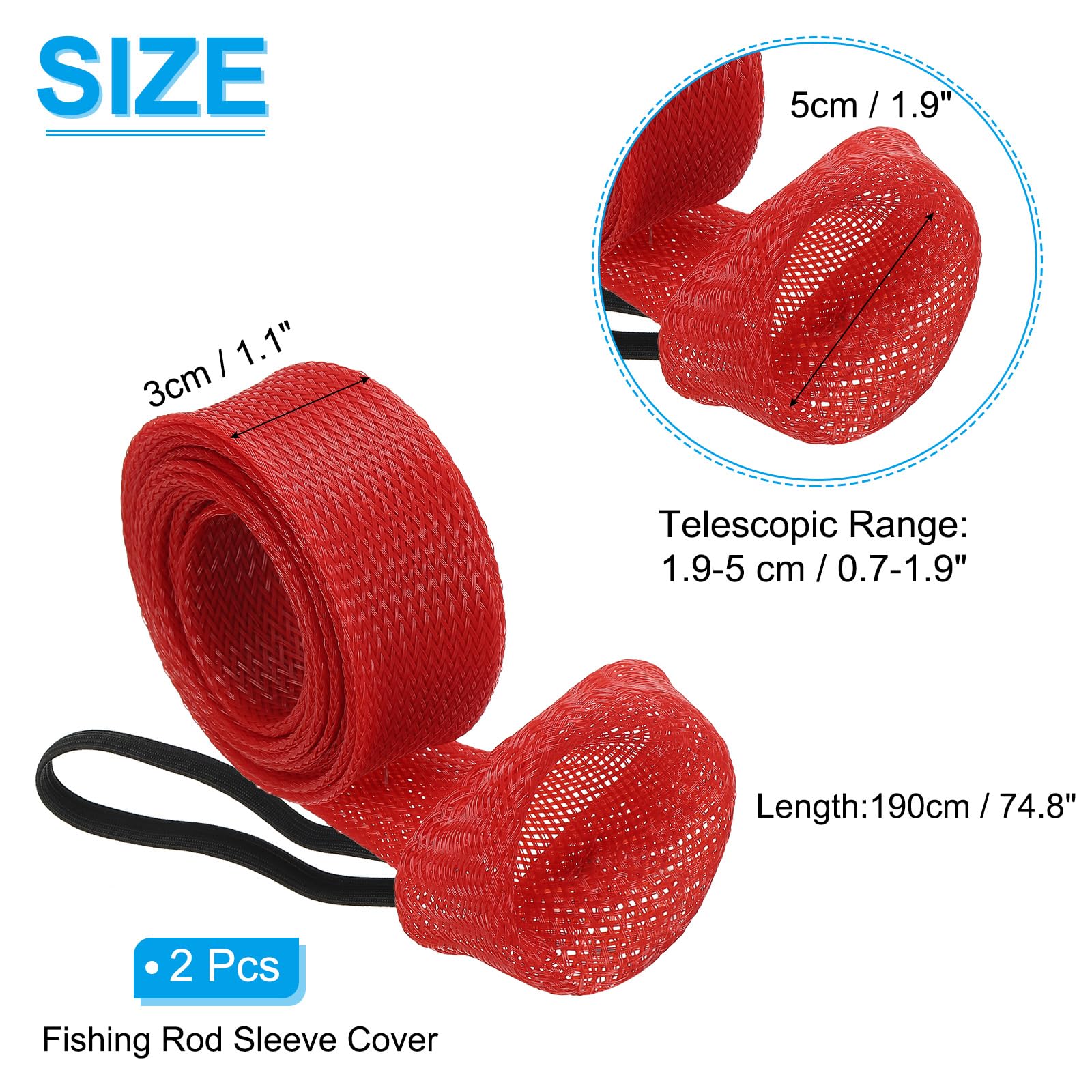 PATIKIL 75 Inch Rod Sock - Image 2