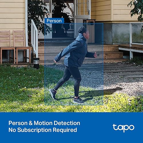 Miniatura 4 de Tapo Cámara de seguridad 2K 3MP para interiores y exteriores, detección gratuita de personamovimientollanto, visión nocturna a color, IP65