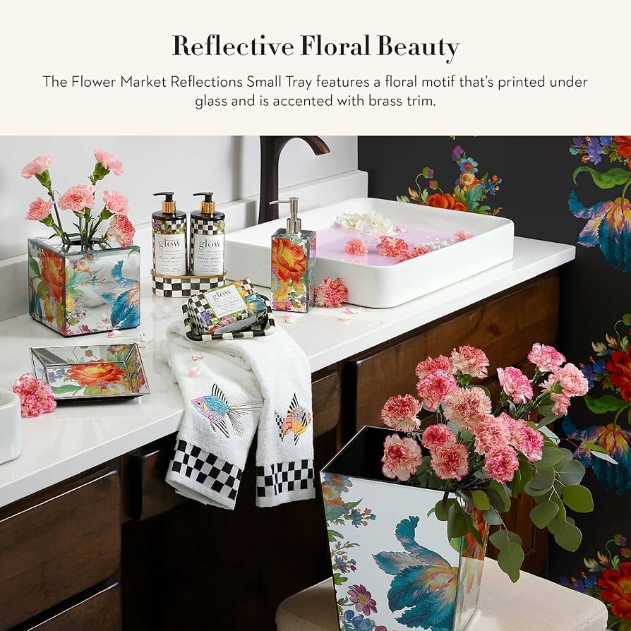 MACKENZIE-CHILDS セラミックトレイ、装飾、食器 Amazon.com: MACKENZIE-CHILDS Small Tray, Decorative Tray for